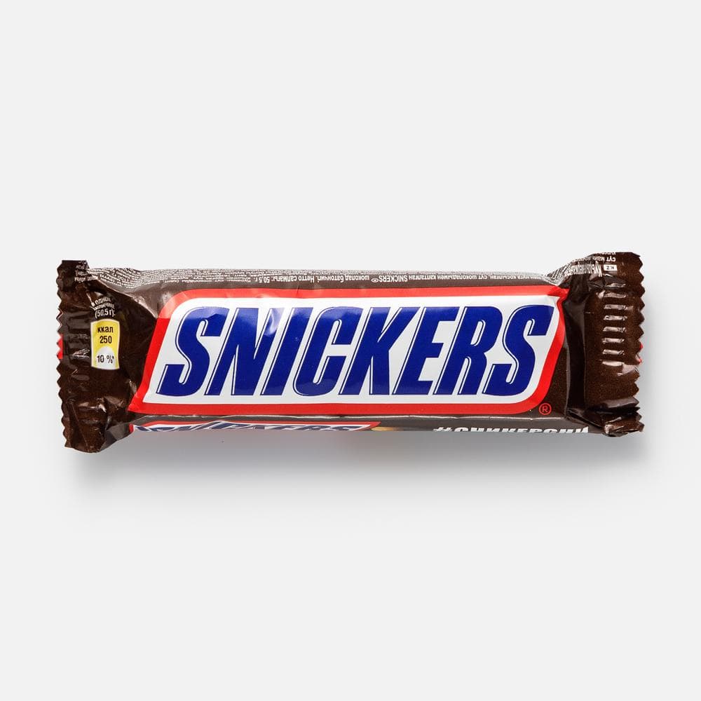 Шоколадный батончик Snickers  50,5 г