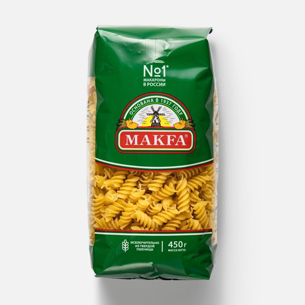Макароны Makfa, спираль